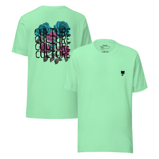 Orsunu Culture T-shirt Mint Colour Front and back